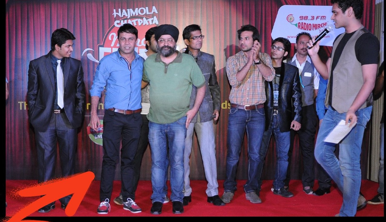 Somnath at the Radio Mirchi Comic Hunt finals